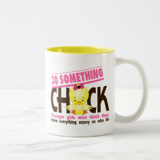 Caneca De Café Em Dois Tons 30-Algo pintinho 3