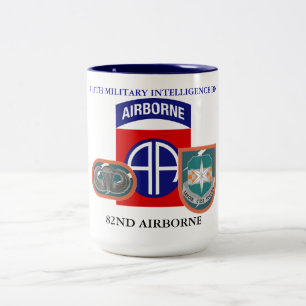 Caneca De Café Em Dois Tons 313.o AEROFRE MILITAR BN 82.o
