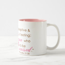 Caneca De Café Em Dois Tons 31:30 dos provérbio