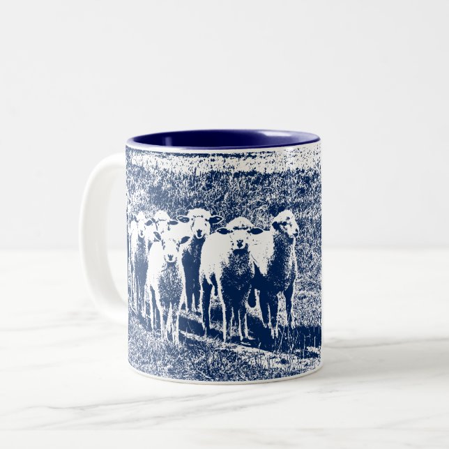 Caneca De Café Em Dois Tons 325 ml (Frente Esquerda)