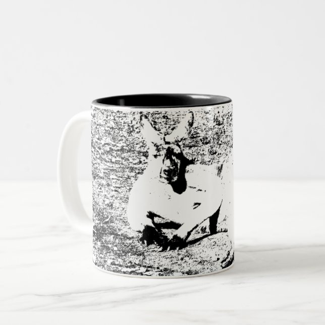 Caneca De Café Em Dois Tons 325 ml (Frente Esquerda)