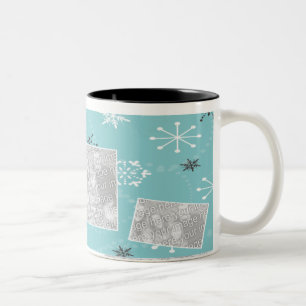 Caneca De Café Em Dois Tons 3 amigo da neve