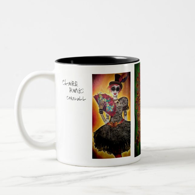 Caneca De Café Em Dois Tons 3 irmãs (Esquerda)