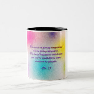 Caneca De Café Em Dois Tons 3SqMeals Mug