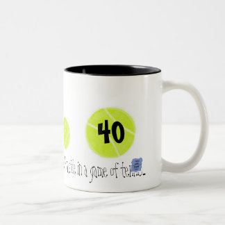 Caneca De Café Em Dois Tons 40… é apenas o terceiro ponto… pelo tênis do lago