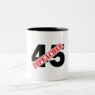 Caneca De Café Em Dois Tons 45 Impeachment