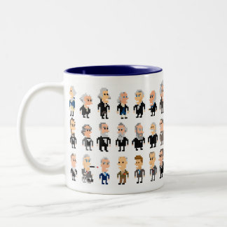 Caneca De Café Em Dois Tons 45 Presidentes iotacons mug
