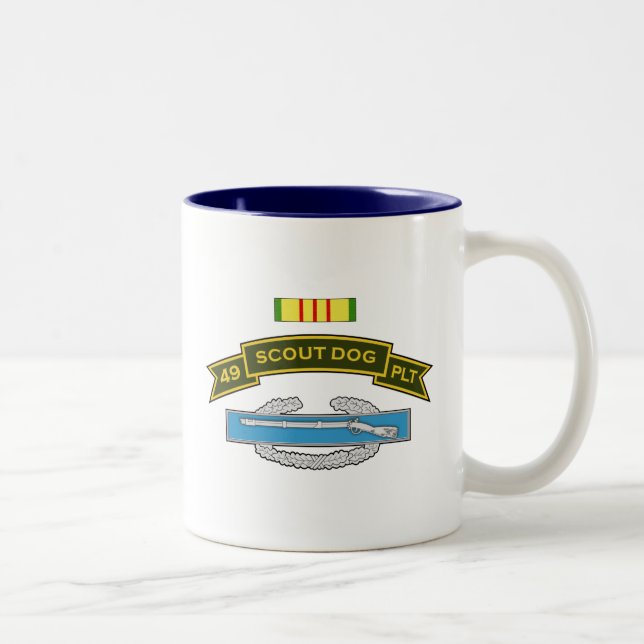 Caneca De Café Em Dois Tons 49th CIB de IPSD w (Direita)