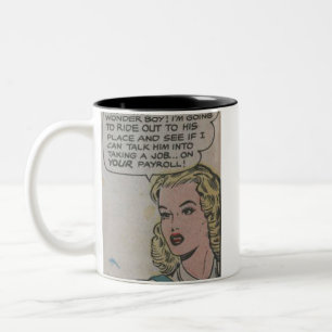 Caneca De Café Em Dois Tons 50 Classic História em quadrinhos