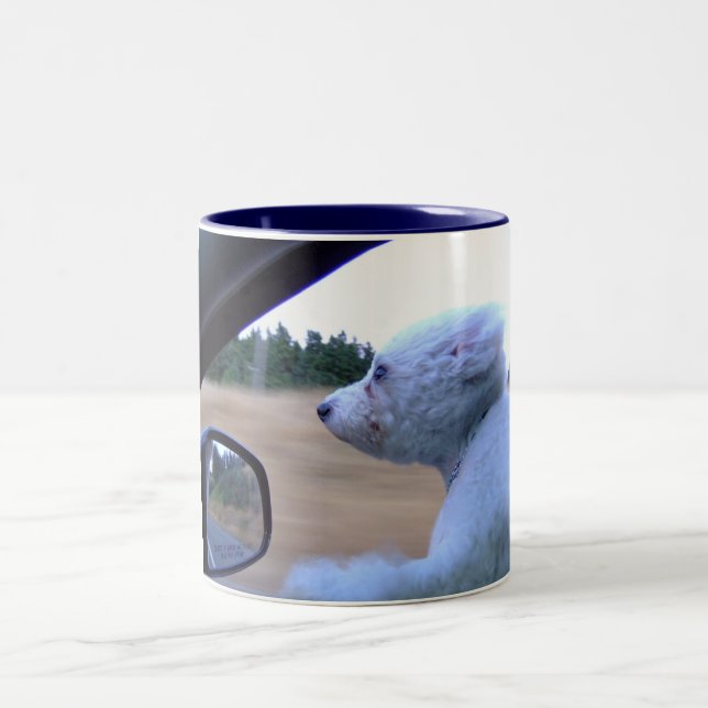 Caneca De Café Em Dois Tons 65MPH Bichon Fise (Centro)