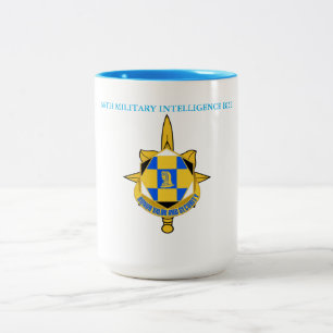 CANECA DE CAFÉ EM DOIS TONS 66.ª BRIGADA DE INTELIGÊNCIA MILITAR 