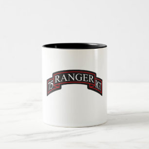 Caneca De Café Em Dois Tons 75th Rolo do regimento de guarda florestal