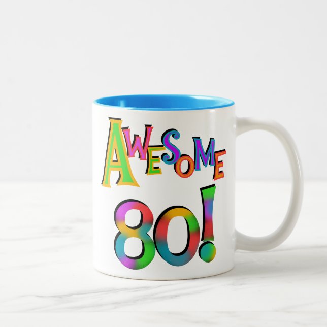 Caneca De Café Em Dois Tons 80 t-shirt e presentes impressionantes do (Direita)