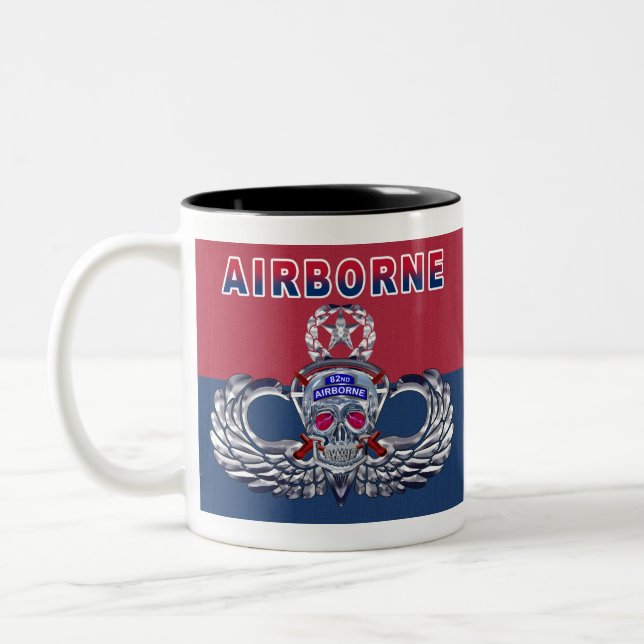 Caneca De Café Em Dois Tons 82.a divisão aérea (Esquerda)