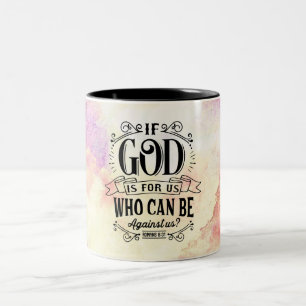 Caneca De Café Em Dois Tons 8:31 dos romanos se o deus é para nós que podem