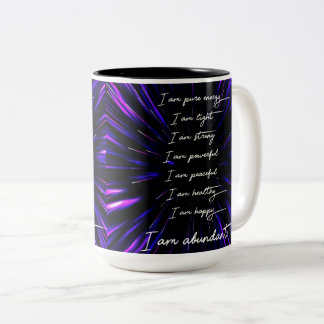 Caneca De Café Em Dois Tons 8 Afirmações positivas para o equilíbrio