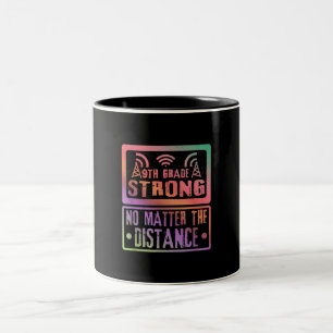 Caneca De Café Em Dois Tons 9º Grau Forte Não Importa O Professor À Distância