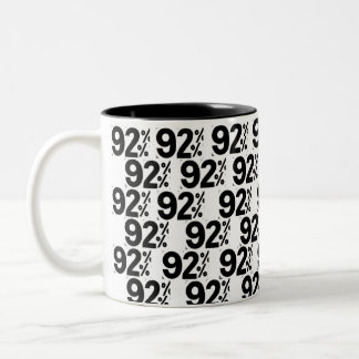 Caneca De Café Em Dois Tons 92% De Café