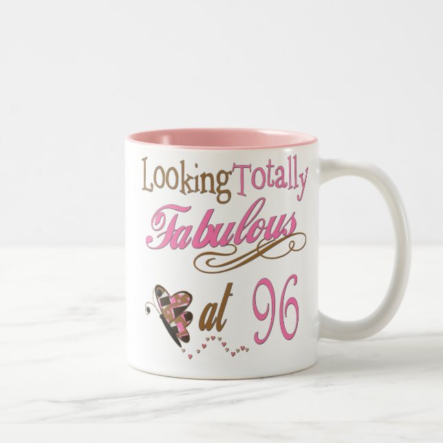 Caneca De Café Em Dois Tons 96th aniversário (Direita)