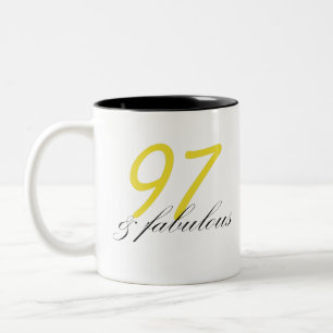 Caneca De Café Em Dois Tons 97 e fabuloso