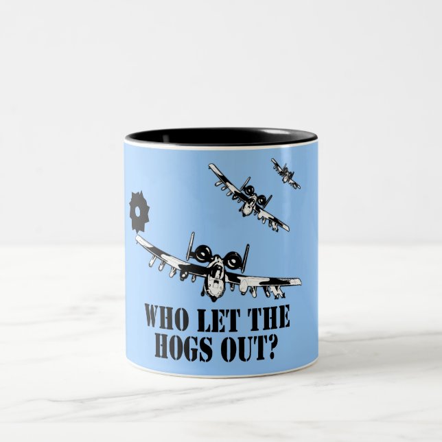 Caneca De Café Em Dois Tons A-10 Warthog (Centro)