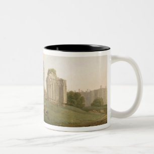 Caneca De Café Em Dois Tons A abadia de St Mary, York, c.1778 (óleo em canvas)