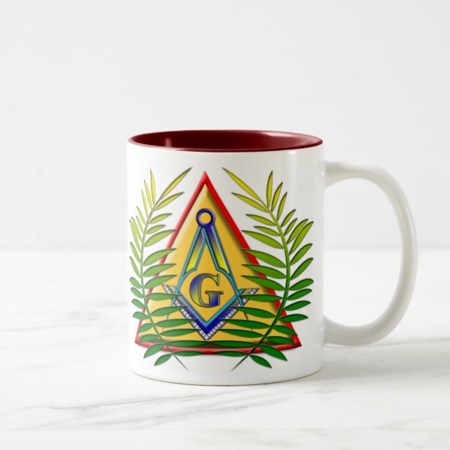 Caneca De Café Em Dois Tons A acácia (Direita)