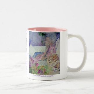 Caneca De Café Em Dois Tons A alma