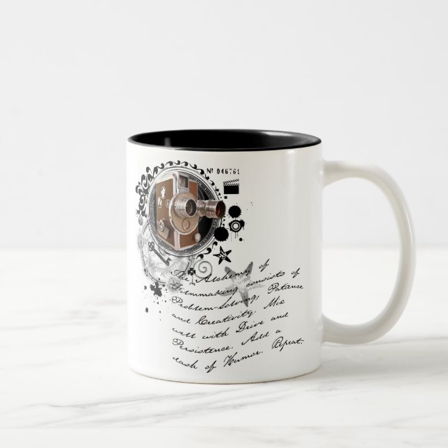 Caneca De Café Em Dois Tons A alquimia da realização (Direita)