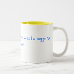 Caneca De Café Em Dois Tons A amizade é como fazer xixi suas calças. Todos