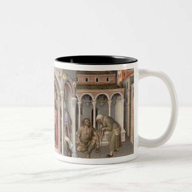 Caneca De Café Em Dois Tons A apresentação no templo 2 (Direita)