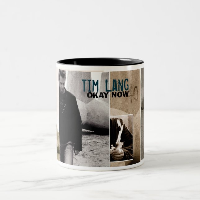 Caneca De Café Em Dois Tons A aprovação agride agora de luxe (Centro)