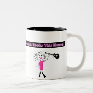 Caneca De Café Em Dois Tons A avó balança esta casa!
