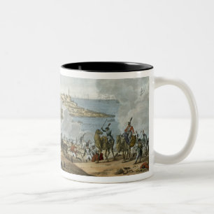 Caneca De Café Em Dois Tons A batalha de Aboukir, 7 Thermidor, ano 7 (25 de
