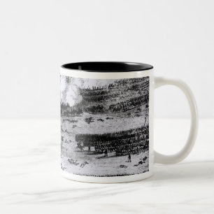 Caneca De Café Em Dois Tons A batalha de Austerlitz, o 2 de dezembro de 1805