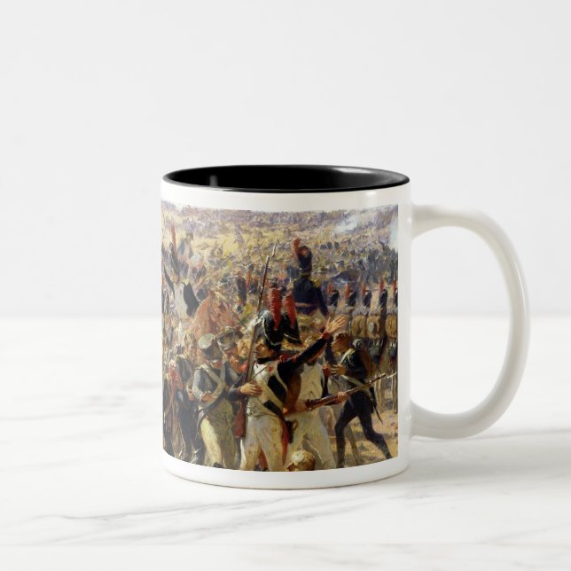 Caneca De Café Em Dois Tons A batalha de Essling, em maio de 1809 (Direita)