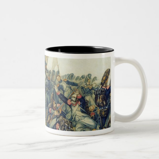 Caneca De Café Em Dois Tons A batalha de Waterloo em 1815, 1831 (Direita)