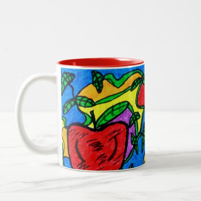 Caneca De Café Em Dois Tons "A Beleza Da Mãe Natureza" - Mug (Esquerda)