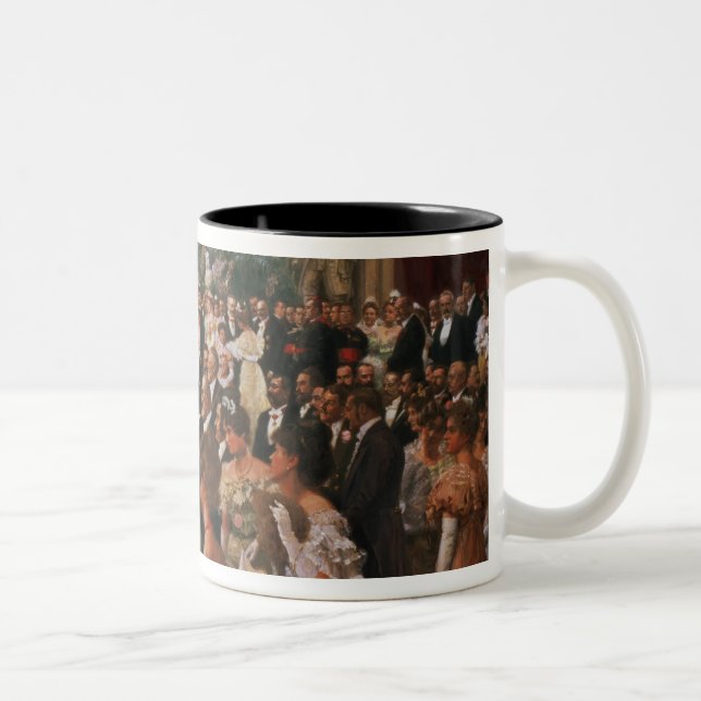 Caneca De Café Em Dois Tons A bola vienense (Direita)