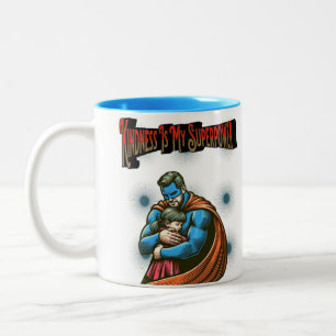 Caneca De Café Em Dois Tons A bondade É A Minha Mug De Superpotência