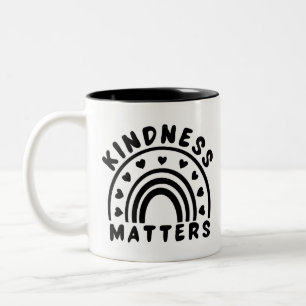 Caneca De Café Em Dois Tons A bondade importa