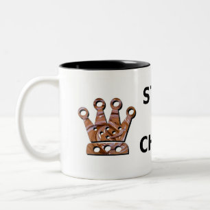 Caneca De Café Em Dois Tons A calma da estada come o chocolate