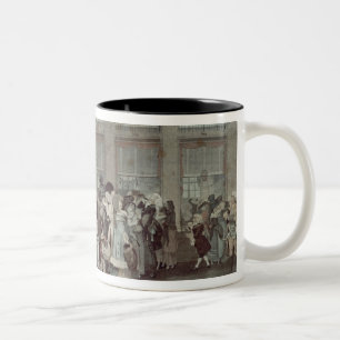 Caneca De Café Em Dois Tons A caminhada da galeria do Palais Royal, 1787