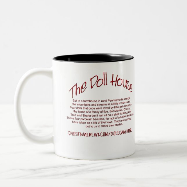 Caneca De Café Em Dois Tons A casa de boneca (Esquerda)