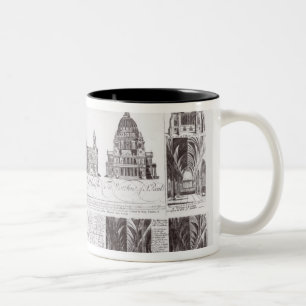 Caneca De Café Em Dois Tons A catedral de St Paul