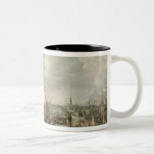Caneca De Café Em Dois Tons A chegada de Fredrick V em Vlissingen em 1613 (o