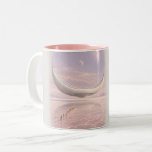 Caneca De Café Em Dois Tons A Chegada Silenciosa
