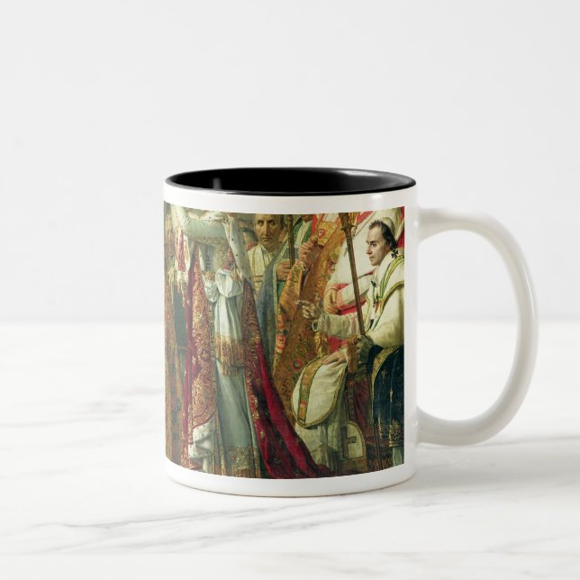 Caneca De Café Em Dois Tons A consagração do imperador Napoleon (Direita)
