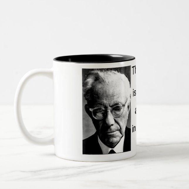 Caneca De Café Em Dois Tons A coragem ser Paul Tillich (Esquerda)