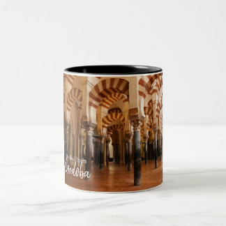 Caneca De Café Em Dois Tons A Córdova Espanha Real